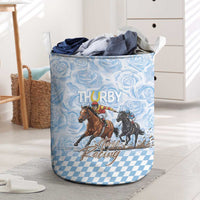 Kentucky Horse Racing Thurby Laundry Basket