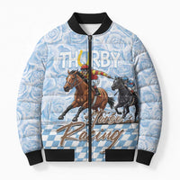 Kentucky Horse Racing Thurby Bomber Puffer Jacket