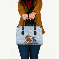 Kentucky Horse Racing Thurby Leather Bag