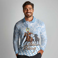 Kentucky Horse Racing Thurby Long Sleeve Polo Shirt