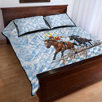 Kentucky Horse Racing Thurby Quilt Bed Set