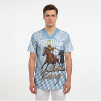 Kentucky Horse Racing Thurby Scrub Top