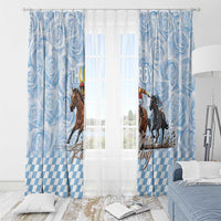 Kentucky Horse Racing Thurby Window Curtain