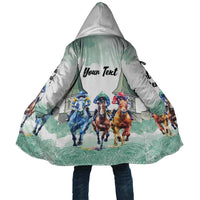 Kentucky Horse Racing Personalized Cloak Churchill Downs Roses Pastel Green