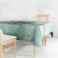 Kentucky Horse Racing Personalized Tablecloth Churchill Downs Roses Pastel Green