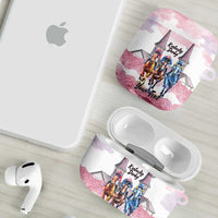 Kentucky Horse Racing Personalized AirPods Case Churchill Downs Roses Pastel Pink