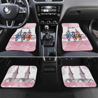 Kentucky Horse Racing Personalized Car Mats Churchill Downs Roses Pastel Pink