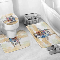 Kentucky Horse Racing Personalized Bathroom Set Churchill Downs Roses Pastel Yellow