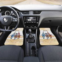 Kentucky Horse Racing Personalized Car Mats Churchill Downs Roses Pastel Yellow