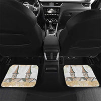 Kentucky Horse Racing Personalized Car Mats Churchill Downs Roses Pastel Yellow