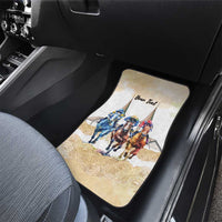 Kentucky Horse Racing Personalized Car Mats Churchill Downs Roses Pastel Yellow
