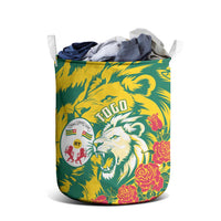 Togo Independence Day Laundry Basket Lion and Rose Proud To Be Togolese