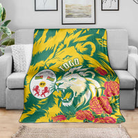 Togo Independence Day Blanket Lion and Rose Proud To Be Togolese