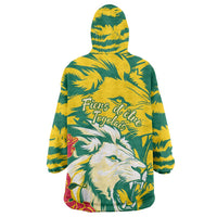 Togo Independence Day Kid Wearable Blanket Hoodie Lion and Rose Proud To Be Togolese