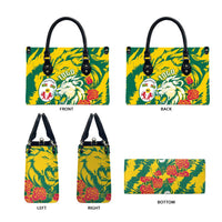 Togo Independence Day Leather Bag Lion and Rose Proud To Be Togolese
