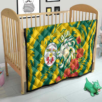 Togo Independence Day Quilt Lion and Rose Proud To Be Togolese