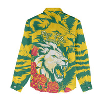 Togo Independence Day Women Casual Shirt Lion and Rose Proud To Be Togolese