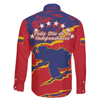 Venezuela Independence Day Family Matching Puletasi and Hawaiian Shirt Feliz Dia de la Independencia Grunge Style - Wonder Print Shop