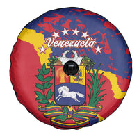 Venezuela Independence Day Spare Tire Cover Feliz Dia de la Independencia Grunge Style - Wonder Print Shop