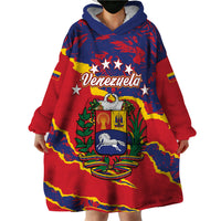 Venezuela Independence Day Wearable Blanket Hoodie Feliz Dia de la Independencia Grunge Style - Wonder Print Shop