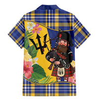 Barbados Celtic 2025 Festival Family Matching Mermaid Dress and Hawaiian Shirt Scottish Man With Bagpipes
