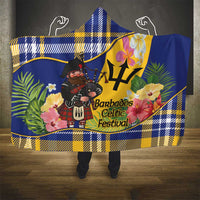 Barbados Celtic 2025 Festival Hooded Blanket Scottish Man With Bagpipes