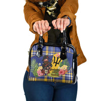 Barbados Celtic 2025 Festival Shoulder Handbag Scottish Man With Bagpipes