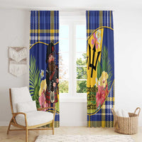 Barbados Celtic 2025 Festival Window Curtain Scottish Man With Bagpipes