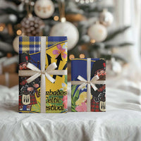 Barbados Celtic 2025 Festival Wrapping Paper Scottish Man With Bagpipes - Wonder Print Shop