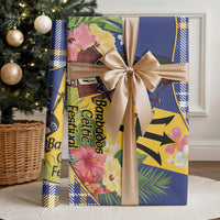 Barbados Celtic 2025 Festival Wrapping Paper Scottish Man With Bagpipes - Wonder Print Shop