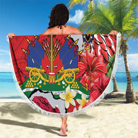 Haitian Heritage Month Beach Blanket Haitian Americans Proud Grunge Style
