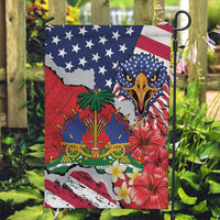 Haitian Heritage Month Garden Flag Haitian Americans Proud Grunge Style
