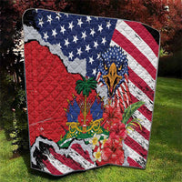 Haitian Heritage Month Quilt Haitian Americans Proud Grunge Style