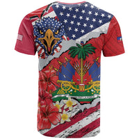 Haitian Heritage Month T Shirt Haitian Americans Proud Grunge Style