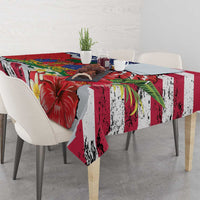 Haitian Heritage Month Tablecloth Haitian Americans Proud Grunge Style