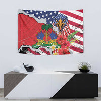 Haitian Heritage Month Tapestry Haitian Americans Proud Grunge Style