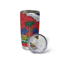 Haitian Heritage Month Tumbler Cup Haitian Americans Proud Grunge Style