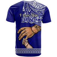 Polynesian Pride Father Day American Samoa T Shirt I Love You Dad - Wonder Print Shop