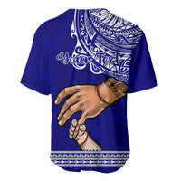 Personalised Father Day American Samoa Baseball Jersey I Love You Dad - Wonder Print Shop