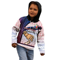 Polynesian Pride Father Day Philippines Kid Hoodie Filipino Pattern Maligayang Araw ng Mga Ama - Wonder Print Shop