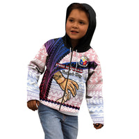 Polynesian Pride Father Day Philippines Kid Hoodie Filipino Pattern Maligayang Araw ng Mga Ama - Wonder Print Shop