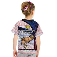 Polynesian Pride Father Day Philippines Kid T Shirt Filipino Pattern Maligayang Araw ng Mga Ama - Wonder Print Shop