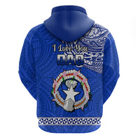 Polynesian Pride Father Day Northern Mariana Islands Hoodie CNMI I Love You Dad - Wonder Print Shop