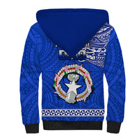 Polynesian Pride Father Day Northern Mariana Islands Sherpa Hoodie CNMI I Love You Dad - Wonder Print Shop