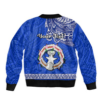 Personalised Father Day Northern Mariana Islands Bomber Jacket CNMI I Love You Dad - Wonder Print Shop