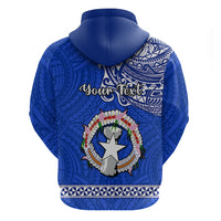 Personalised Father Day Northern Mariana Islands Hoodie CNMI I Love You Dad - Wonder Print Shop