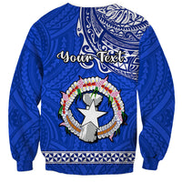 Personalised Father Day Northern Mariana Islands Sweatshirt CNMI I Love You Dad - Wonder Print Shop