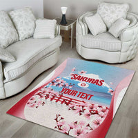 Japan Rugby Custom Area Rug Go Sakuras Japanese Mount Fuji