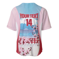 Japan Rugby Custom Baseball Jersey Go Sakuras Japanese Mount Fuji
