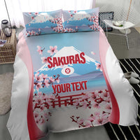 Japan Rugby Custom Bedding Set Go Sakuras Japanese Mount Fuji